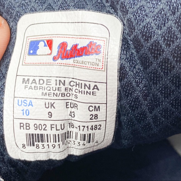 HP🎉 Reebok Men’s MLB NY Yankee Clubhouse Sz 10 - Picture 8 of 9